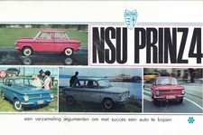 Catalogue brochure NSU Prinz 4 11/1964 Belgique en français