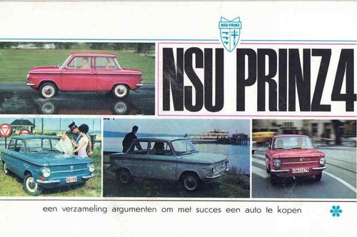 Catalogue brochure nsu prinz - brochure,