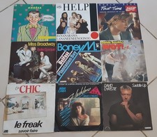 Lot de 50 disques vinyles 45