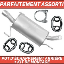 Pot d’échappement arrière