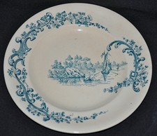 Vintage LONGWY Plate POMPADOUR