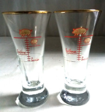 2 verres à eau de vie PEKET 