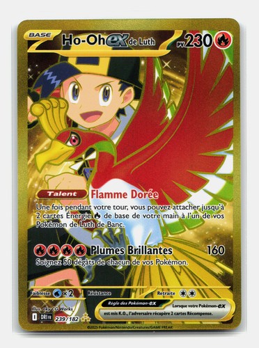 Carte pokémon ex - carte, ho-oh
