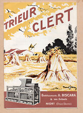 Niort (79) advertising old papers leaflet TRIEUR CLERT (P40216)