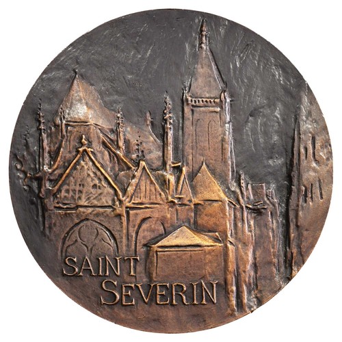 France médaille église - médaille,