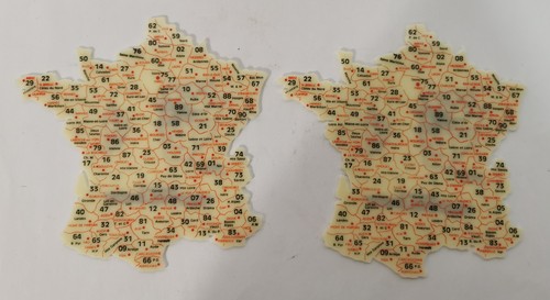 Lot anciennes cartes france - cartes, de