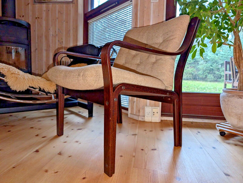 Fauteuil lounge vintage - fauteuil,