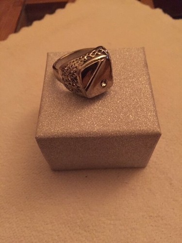 Vintage bague argent - en,