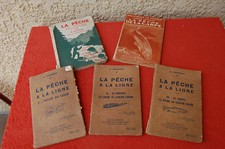 RARE ! LA PECHE A LA LIGNE  -lot de  5 livres - voir photos