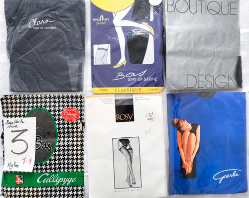 Paires bas nylon vintage - bas,
