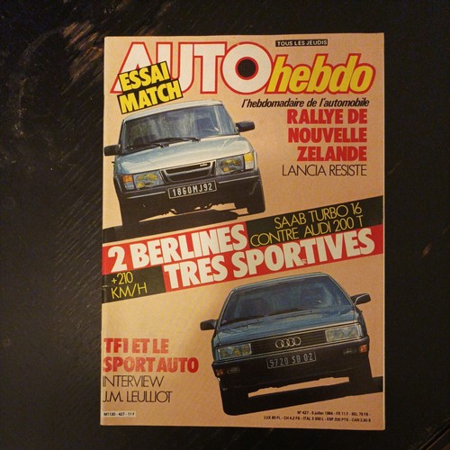 Auto hebdo 427 audi - 427,