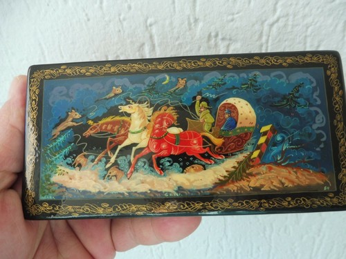 Boîte laque russe - boîte, en