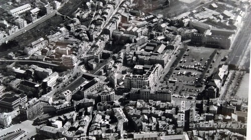 Ancienne photo aérienne - ancienne, de