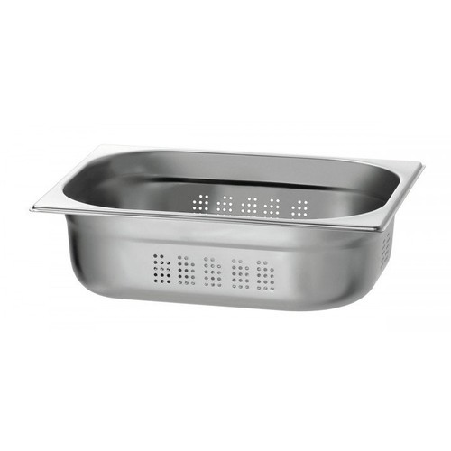 Bac inox perforé 2 - inox, 1/2