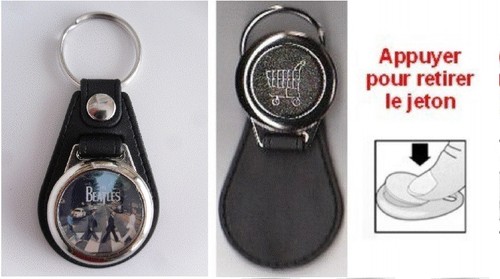 Porte cles beatles - beatles, road