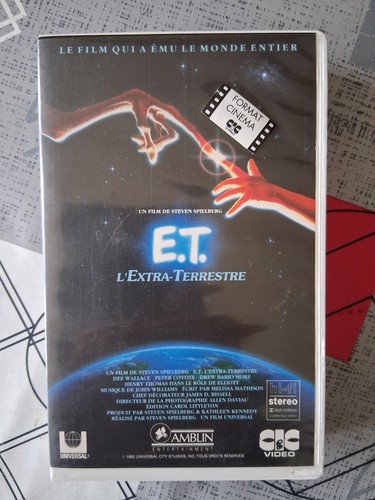 Cassette vhs t - cassette, e.t