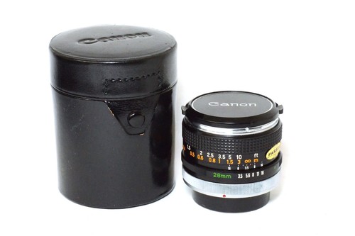 Objectif manuel canon 28mm - manuel,