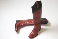 FREE LANCE Womens Brown Leather High Knee  Boots Size EU 38 1/2 / US 8.5