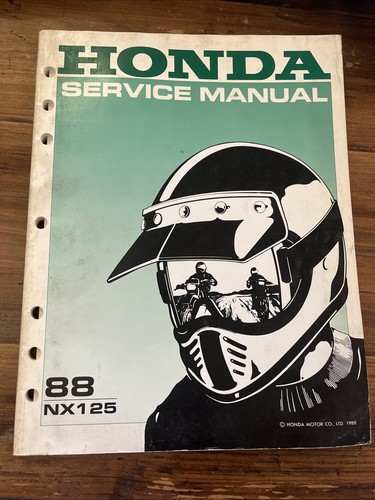 Honda service manual - manual, 88