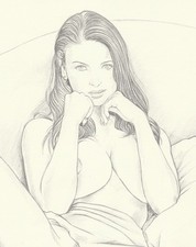 dessin de nu féminin (female