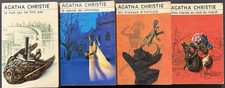 AGATHA CHRISTIE French Editions MYSTERIES MYSTERY 4 Books Lot Club Des Masques
