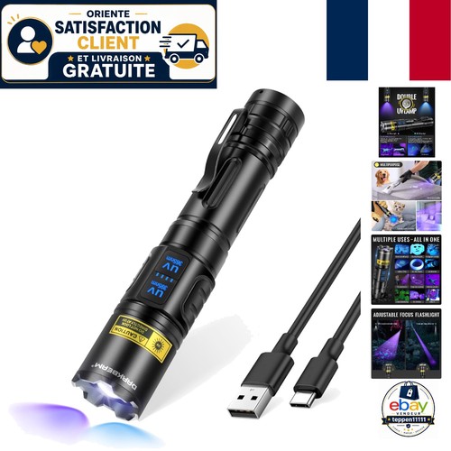 Lampe torche 365nm 395nm - torche,