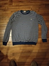 Pull Col Rond Lacoste Rayé