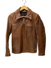 Schott Single Rider Jacket/-/Leather/Brw/Plain 1918