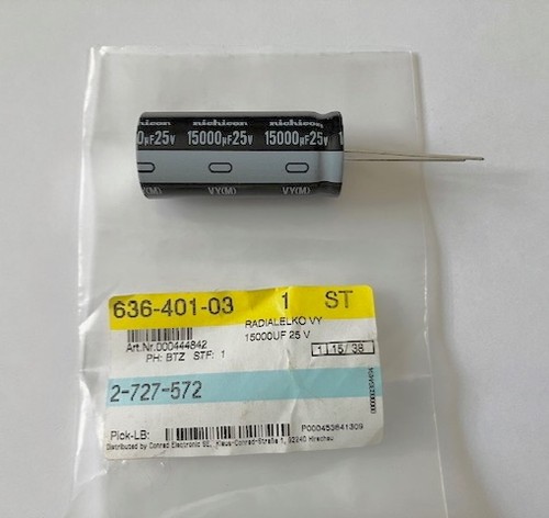Condensateur 25v 15000 micro - 25v,