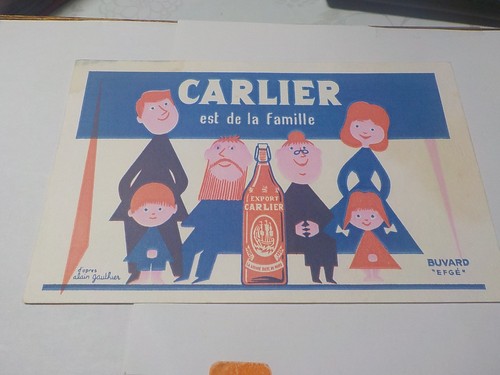 Buvard ancien biere - buvard,
