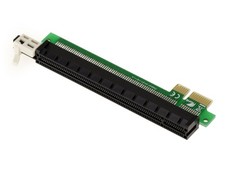 Riser PCI Express droit. PCIe 1x vers 16x 1U