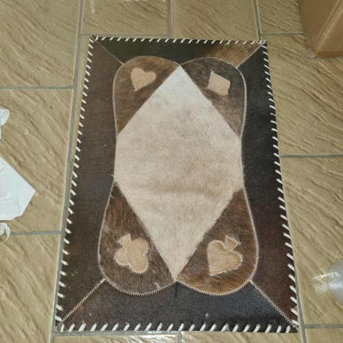 Tapis jeux carte en - carte, peau
