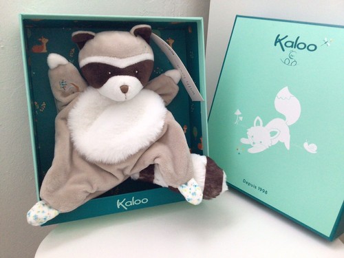Doudou plat raton laveur - raton,
