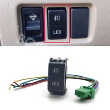 Fit For Nissan Xterra 2008-2015 Front Fog Light and LED Switch Dual Key Switch