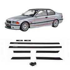 For BMW 1992-1998 E36 M3 style COUPE 2Door Body Door Moulding Trim with Clips