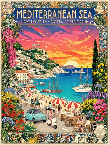 Affiche vintage - affiche,