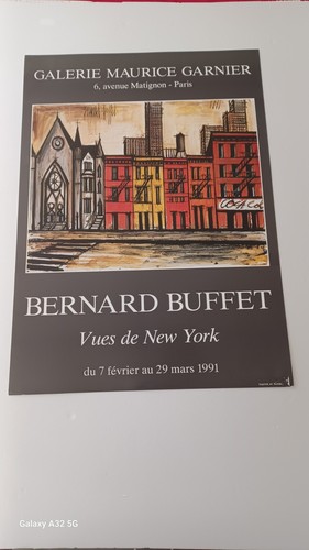 Affiche expo originale bernard - affiche,