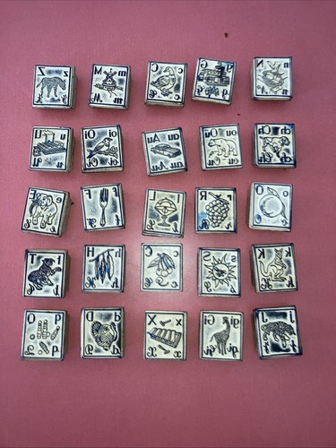 Lot ancien tampon scolaire - ancien,