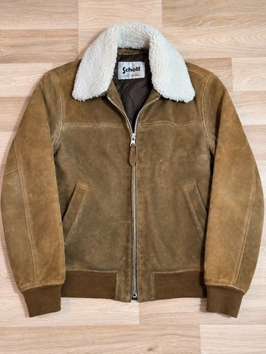 Veste aviateur suédine schott - suédine,