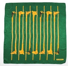 Magnifique foulard vintage " Renato Balestra  - Cannes à tête "