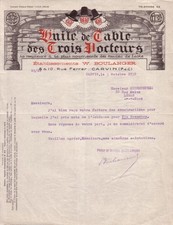 CARVIN - LETTRE W. BOULANGER 