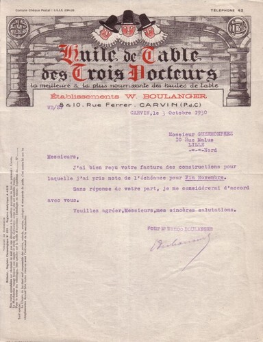 Carvin lettre boulanger - -,