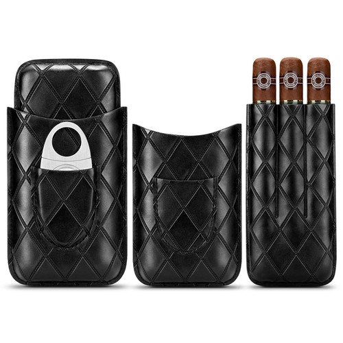 étui cigares cuir 3 - cuir,,