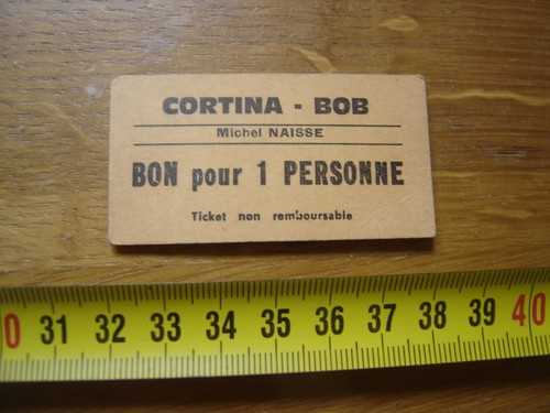 Jeton carton billet ticket - jeton,