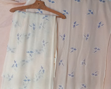 2 RIDEAUX VOILAGES VINTAGE