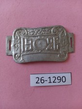 Plaque fiscale vélo ancien