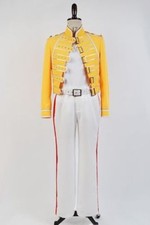 Queen Lead Vocals Freddie Mercury Wembley On Stage Cosplay Costume Jacket #