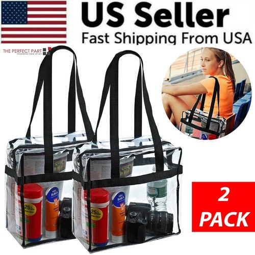 Clear pvc tote bag - clear,