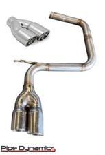 PIPE DYNAMICS VW Golf MK6 1.4tsi (122bhp) Arrière Boite Silencieux Suppression -