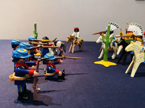 Playmobil western lot - western,